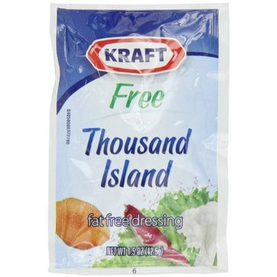 Kraft Foods Kraft Thousand Island Dressing, Fat Free, 1.5-Ounce Pouches (Pack of 60)
