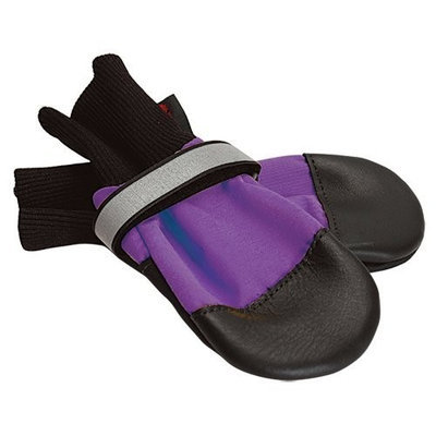 Muttluks, Inc. Muttluks Fleece Lined 4.75-Inch to 5.25-Inch Dog Boots, XX-Large, Purple, Set of 4