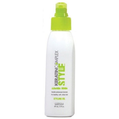 Keratin Complex Style Styling Oil for Unisex, 3 Ounce