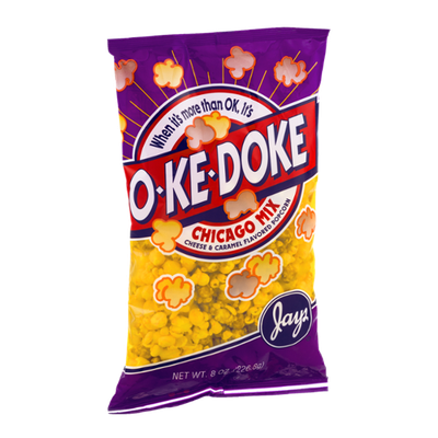 Jays O-Ke-Doke Chicago Mix Cheese & Caramel Flavored Popcorn