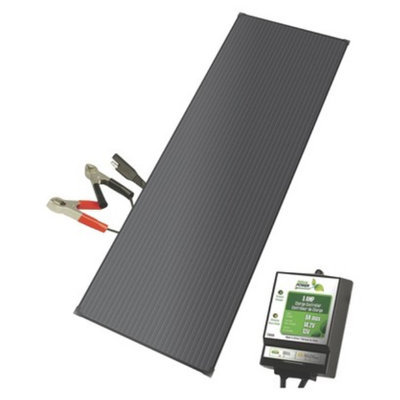 Miracle Products 40158 Nature Power 18 Watt Aluminum Solar Battery Charger Kit with 8 Amp CC