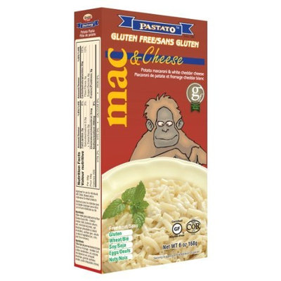 Pastato Potato Mac and White Cheddar Cheese (Orangutan), 6-Ounce (Pack of 6)