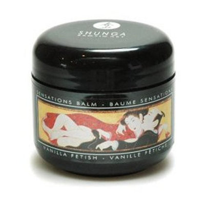 Shunga Sensation Balm, Vanilla Fetish, 2-Ounce Plastic Jar