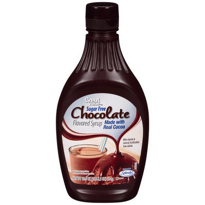 Great Value Sugar Free Chocolate Syrup, 18.5 oz