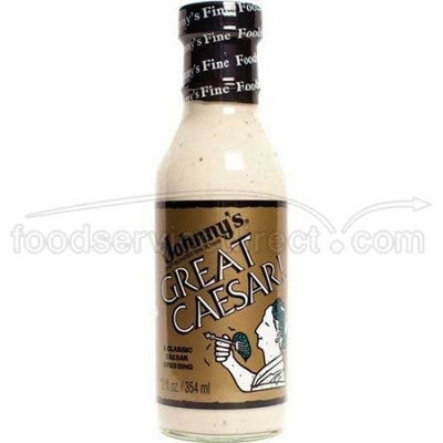 Johnny's Dressing Classic Caesar, 12-ounce Bottles (Pack of 6)
