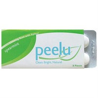 Peelu Chewing Gum Display Case - Spearmint Pack of 12