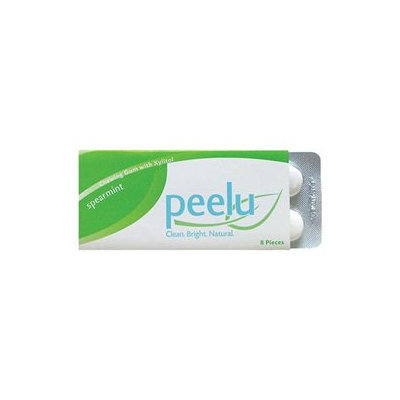 Peelu Chewing Gum Display Case - Spearmint Pack of 12