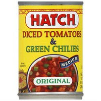 Hatch Tomatoes Diced w/ Green Chilies, Medium, 10 oz, 12 pk