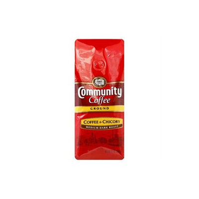 Community Coffee Medium-Dark Roast Ground Coffee Coffee & Chicory - 12 oz