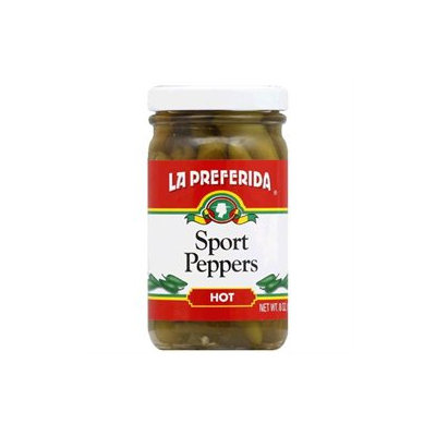 KeHe Distributors 7516 LA PREFERIDA PEPPER SPORT HOT - Case of 12 - 8 OZ