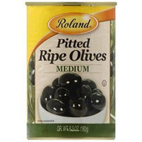 Roland Corporation Us Roland Roland Ripe Olives - Medium Pitted 15 Oz Case of 12