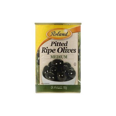 Roland Corporation Us Roland Roland Ripe Olives - Medium Pitted 15 Oz Case of 12