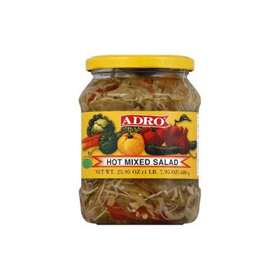 Kehe Distributors ADRO 52759 ADRO SALAD MIXED HOT - Pack of 6 - 23.5 OZ