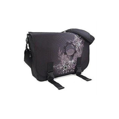 DadGear Messenger Diaper Bag w/ Graphics - Concentric Circles