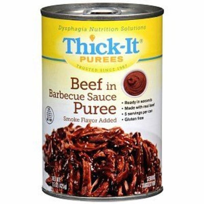 Thick-It Puree: Beef with Barbeque Sauce, Size:(1 case: 12 x 15 oz. cans)
