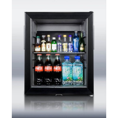 SUMMIT Thin-line minibar with silent operation and glass door