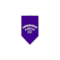 Ahi Aberdoggie NY Screen Print Bandana Purple Large