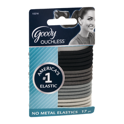 Goody Ouchless No Metal Elastics - 17 CT