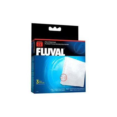 RC Hagen 14009 Fluval C3 Poly Foam Pad 3-pack