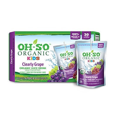 Oh-so Organic Kids JCE DRNK, OG2, CLRLY GRAPE, (Pack of 5)