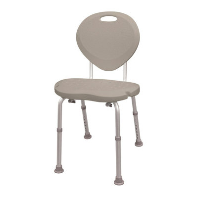 AquaSense Adjustable Bath and Shower Chair with Non-Slip Comfort Seat and Backrest