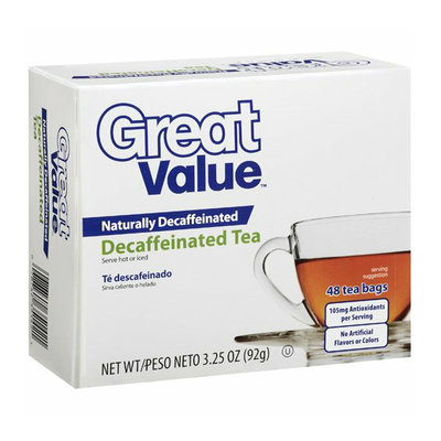 Great Value : Decaffeinated Tea