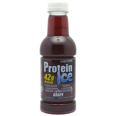 Adv Nutrient Sci Int Advanced Nutrient Science Protein Ice 12 - 20fl oz (591mL) Bottles Grape Protein