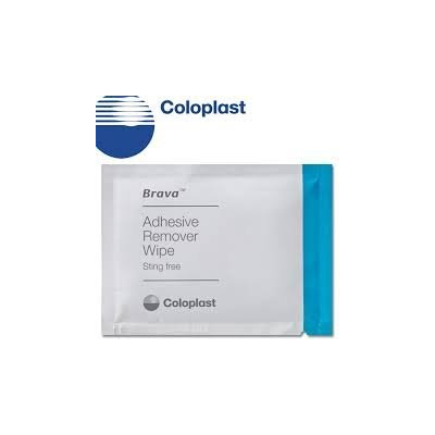 Coloplast Brava Adhesive Remover Wipe Part No. 120115 Qty 30 Per Box