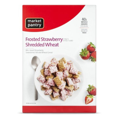 market pantry Market Pantry Cereal Frosted Strawberry Bite Size 15.5oz