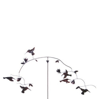 Blue Handworks Hummingbirds Balancing Kinetic Sculpture
