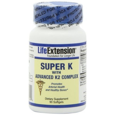 Life Extension Super K with Advanced K2 Complex Softgels, 90-Count