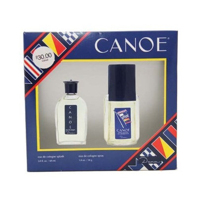 Canoe By Dana For Men. Set-cologne Spray 1.8 Ounces & Eau De Cologne 2 Ounces