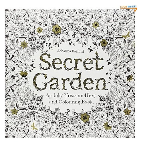 Secret Garden: An Inky Treasure Hunt and Coloring Book