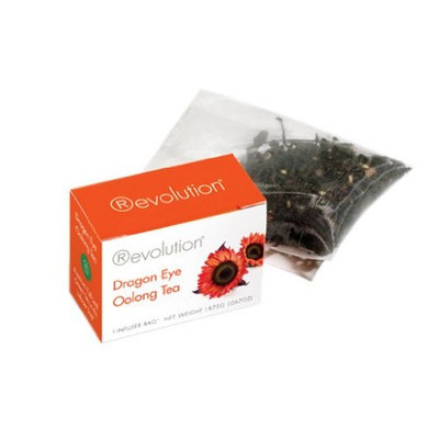 Revolution Tea Revolution Dragon Eye Oolong Tea, 30-Count Tea Bags