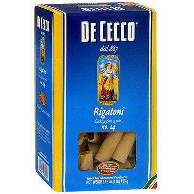 De Cecco Rigatoni Pasta, 16 oz (Pack of 10)
