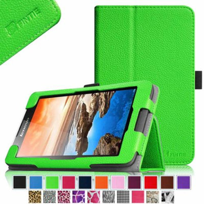 Fintie Lenovo IdeaTab A7-50 / A7-40 7-Inch Android Tablet Folio Case - Premium Leather Stand Cover, Green