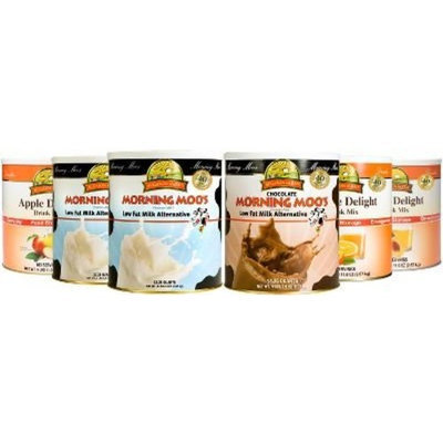 Augason Farms Emergency Food Drink Emergency Food Storage Kit, 6 count