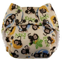 Swaddlebees One Size Simplex All In One Diapers, Monkeys (Discontinued by Manufacturer)