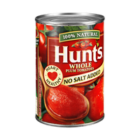 Hunt's 100% Natural No Salt Added Whole Plum Tomatoes