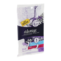 Always Discreet 1 Moderate Regular Length 1 Maximum Long Length 1 Very Light Long Length Liner