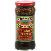 Kona Coast Island Teriyaki Marinade & Grilling Sauce, 15 oz (Pack of 6)
