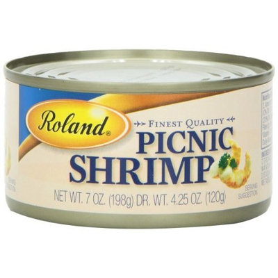 Roland Picnic Shrimp, 7-Ounce Cans (Pack of 6)