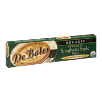 De Boles Organic Spinach Spaghetti Style Pasta