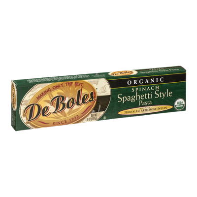 De Boles Organic Spinach Spaghetti Style Pasta