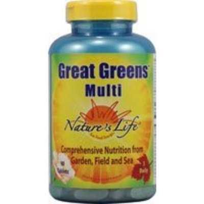 Nature's Life Great Greens Multi Tablets, 90 Count