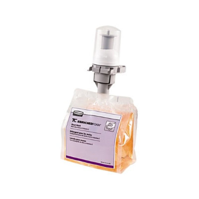 Rubbermaid 3486571 Enriched-foam Soap Refill 1300ml Vanilla/white Peach 3/carton