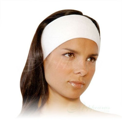 Appearus Pro. Stretch Terry Spa Headband with Velcro (4 Count/AH1003x4)