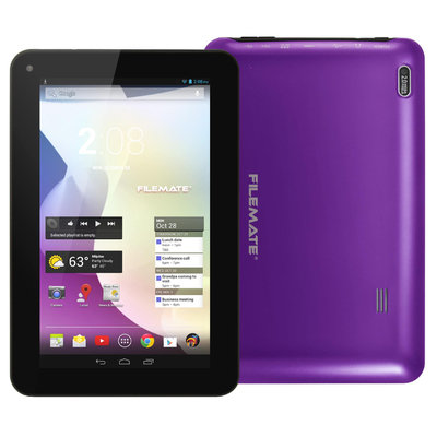 Filemate FileMate(R) ClearX2 Tablet With 7in. Touch-Screen Display Dual-Core Processor, 16GB Storage, Purple