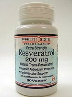 Protocol For Life Now Foods Protocol Resveratrol 200mg Extra Strength 60c
