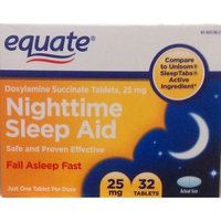 Equate: Night Time Sleep Aid Tablets, 32 ct
